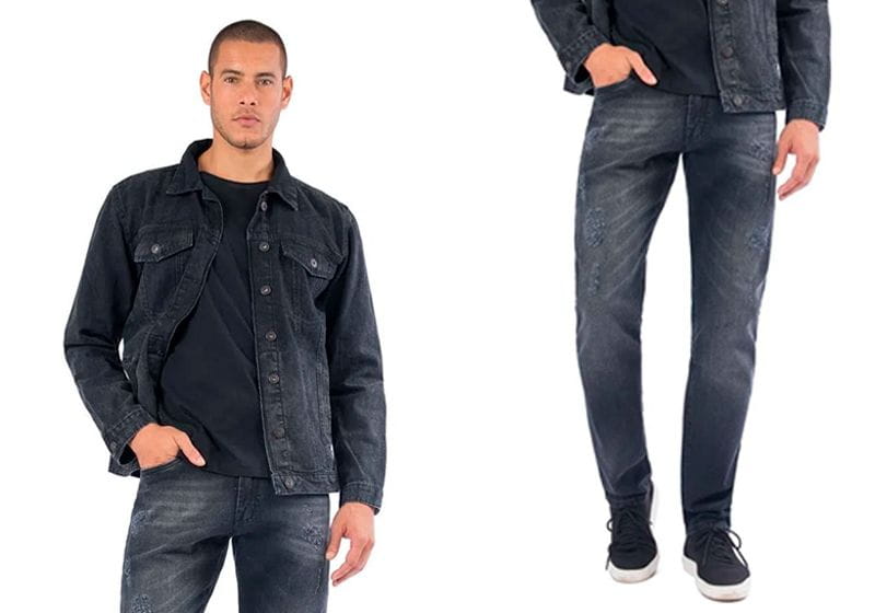 combinações jaqueta jeans homem