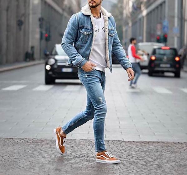 jaqueta jeans masculina casual
