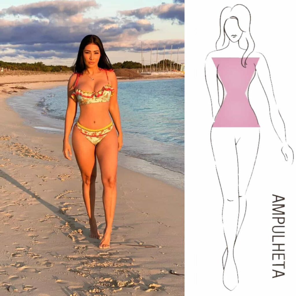 peças ideais para corpo ampulheta