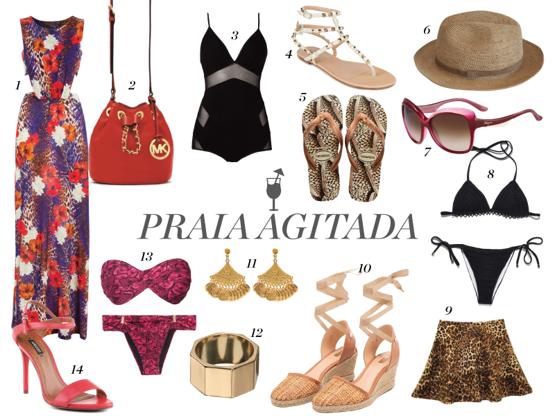 roupas de praia confortáveis