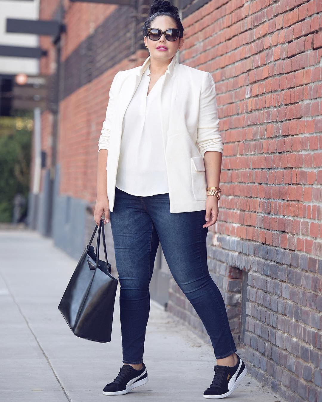 roupas de trabalho plus size elegantes