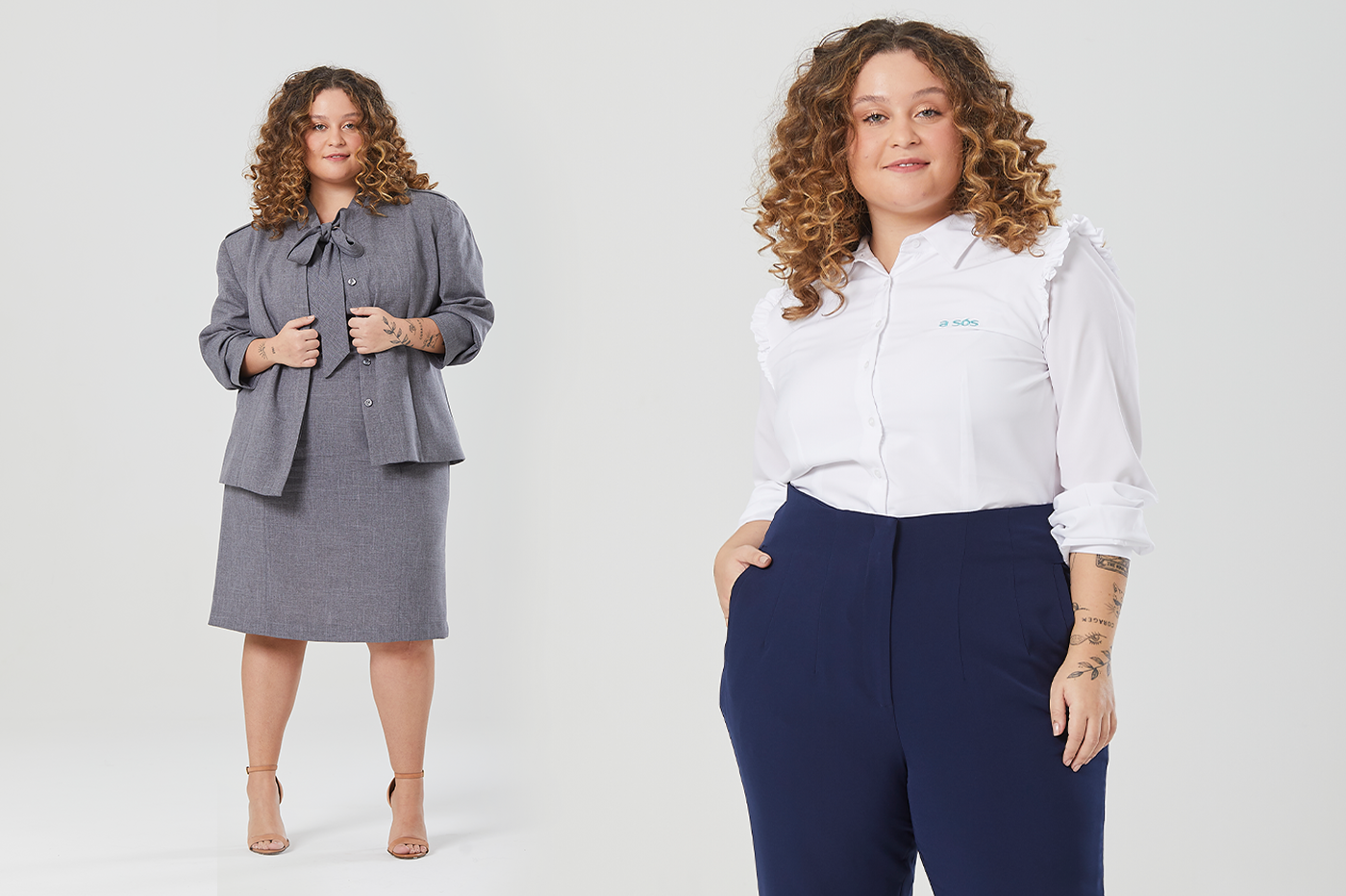 vestidos de trabalho plus size