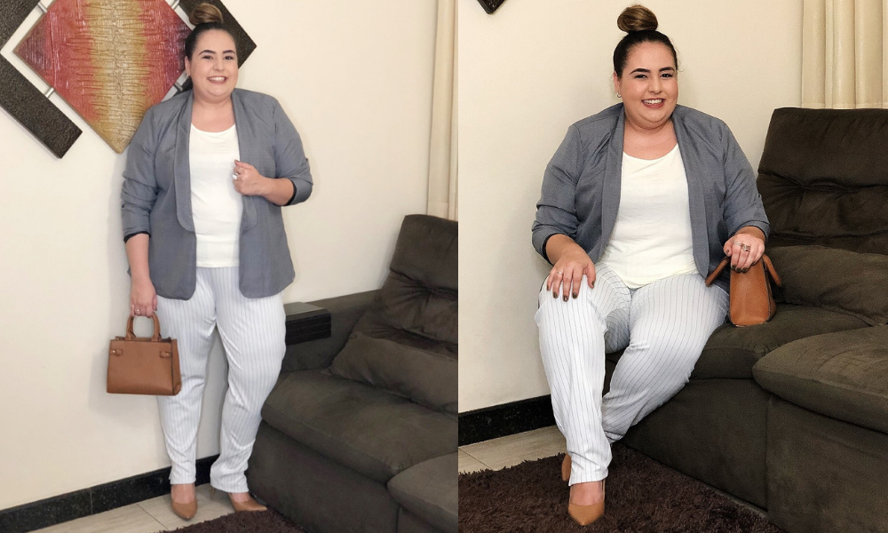 blazer plus size para o trabalho