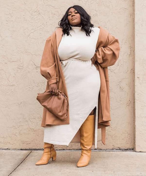 conforto e estilo no trabalho plus size