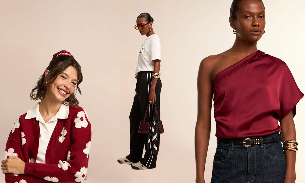 look sapatilha vermelha casual