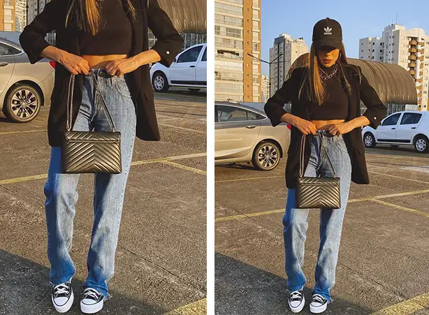 looks trabalho com tênis feminino