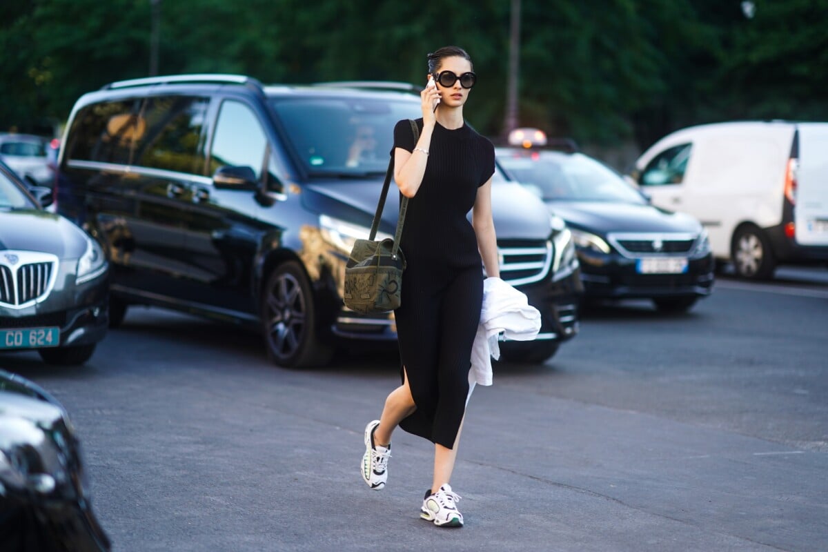 business casual com tênis