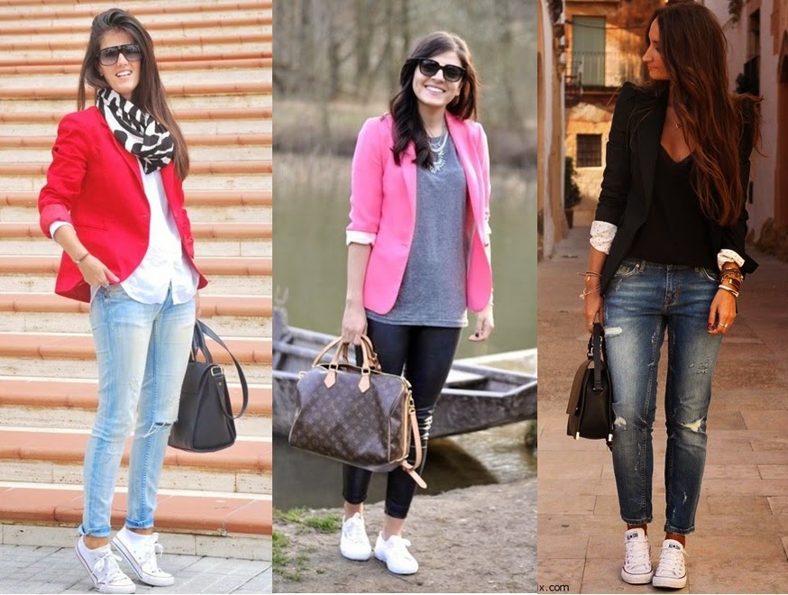 looks trabalho com tênis feminino