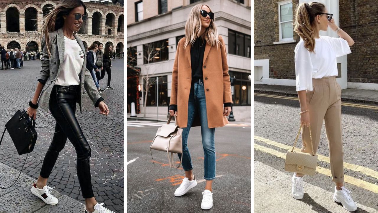 looks trabalho com tênis feminino