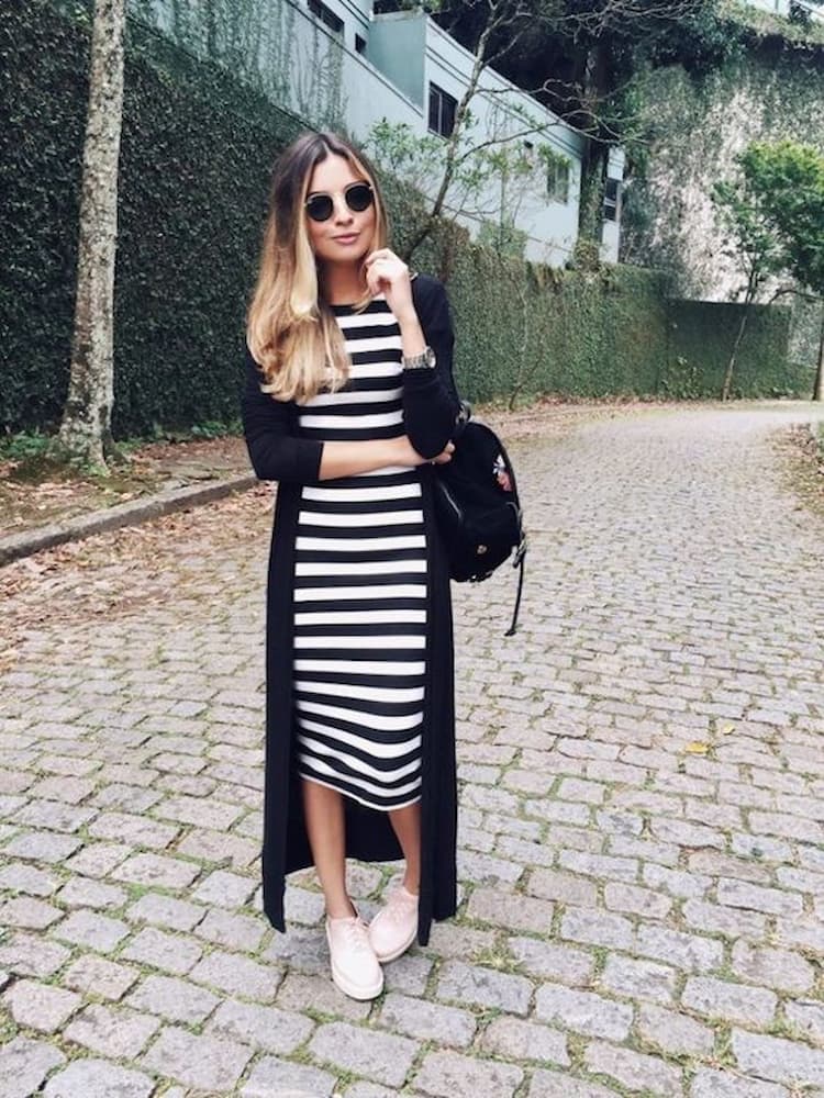 como usar vestido midi