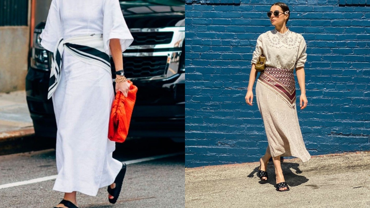 truques de styling com lenço
