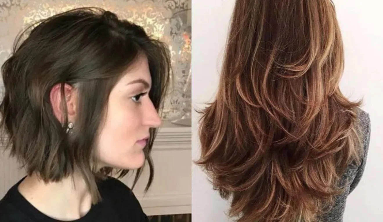 tendências de cortes de cabelo médios