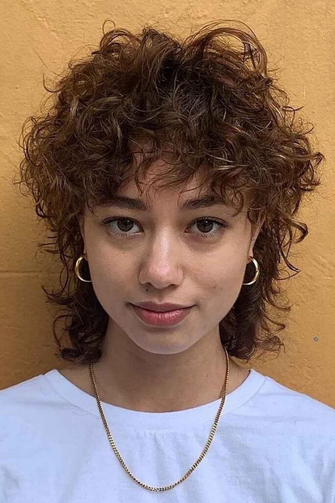 mullet feminino médio