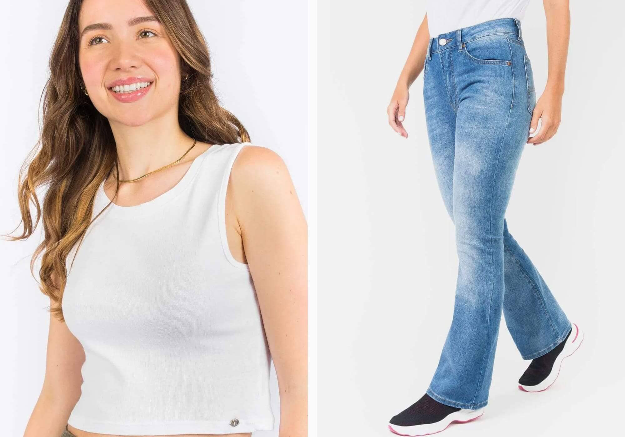 calça boot cut combina com qual sapato
