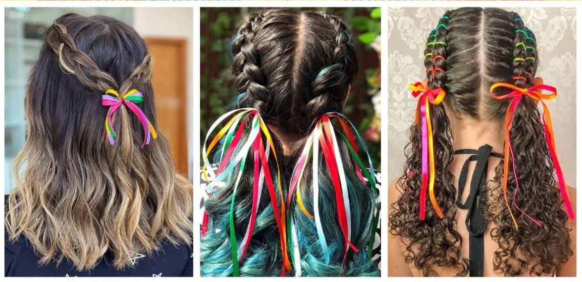 ideias penteado festa junina 2026 cabelo cacheado