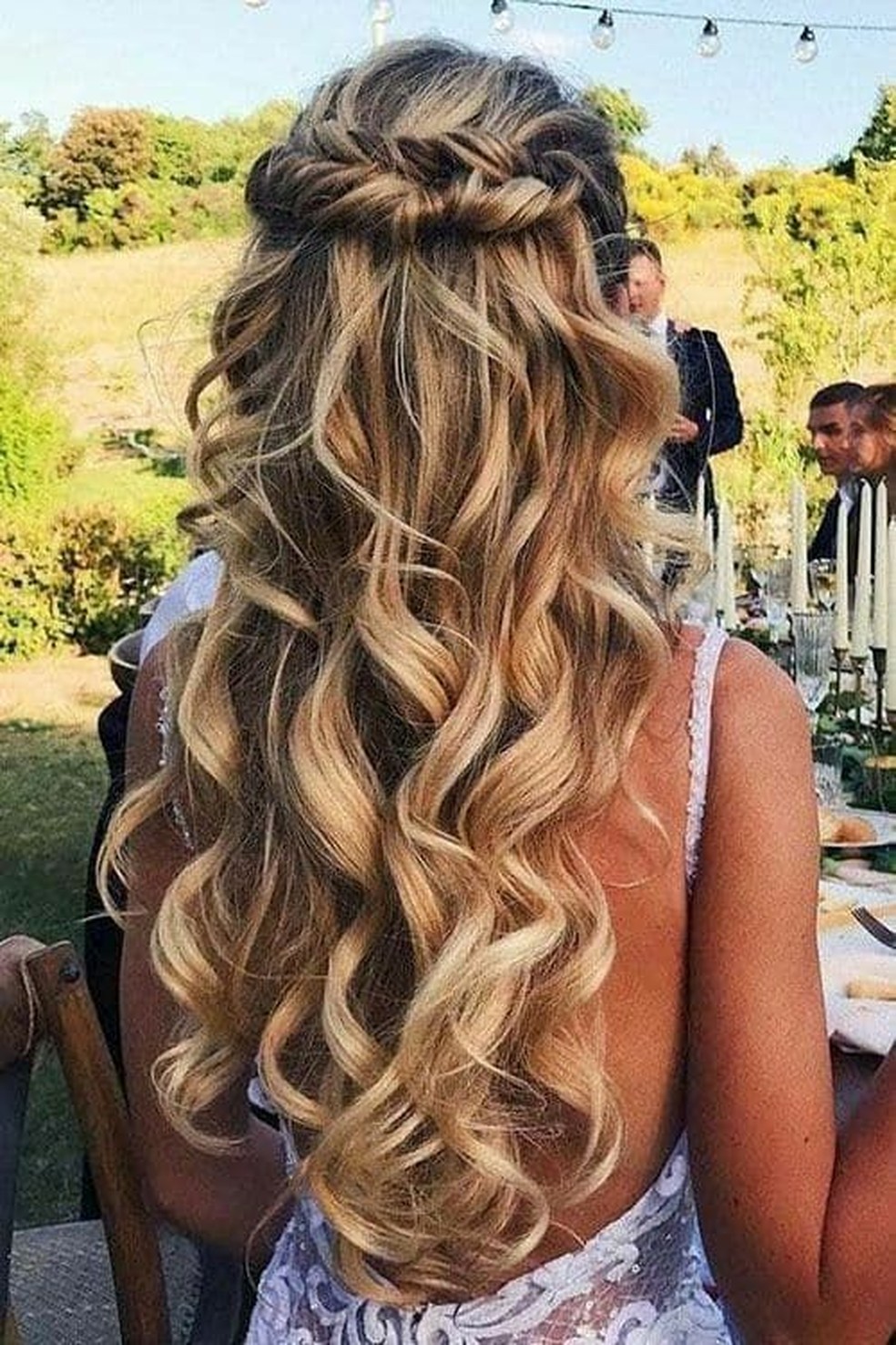 penteados para casamento de dia