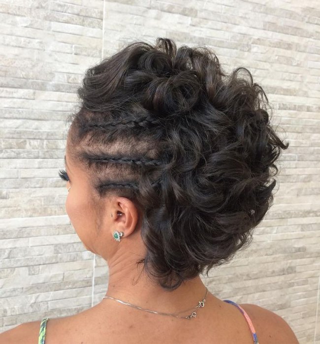 penteados para cabelo cacheado longo