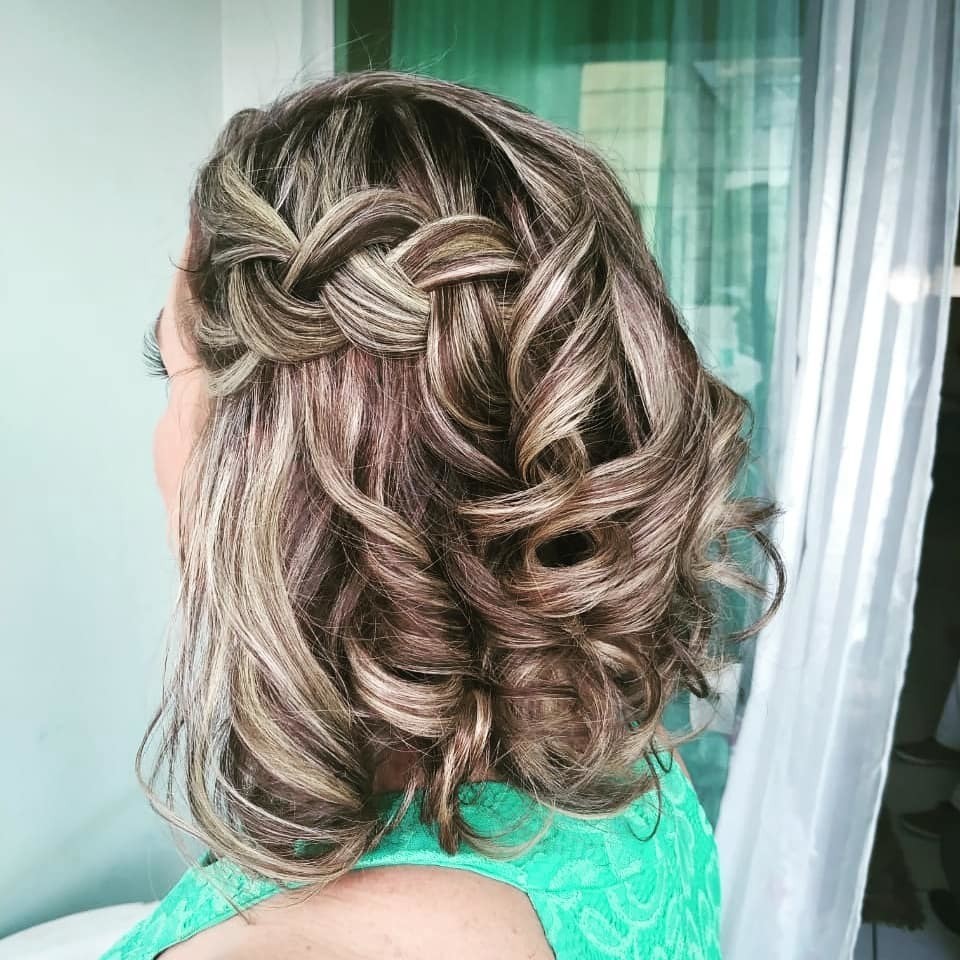 penteados para cabelo médio rápido
