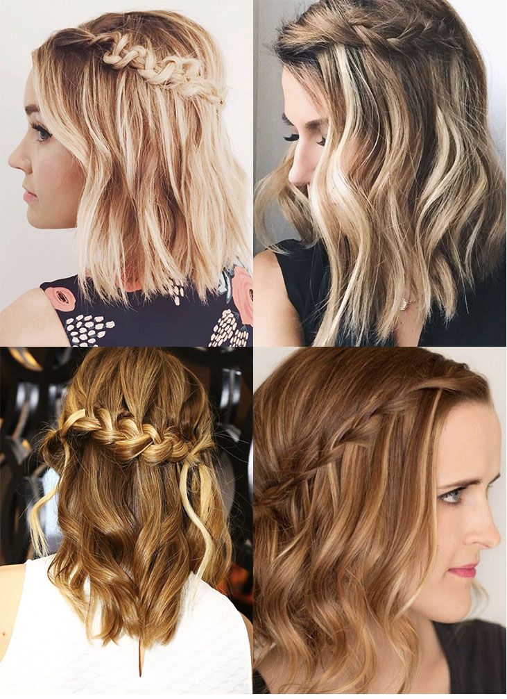 penteados para cabelo médio liso