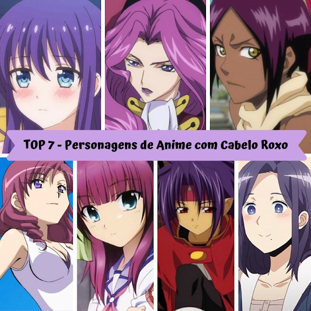 personagens lilás