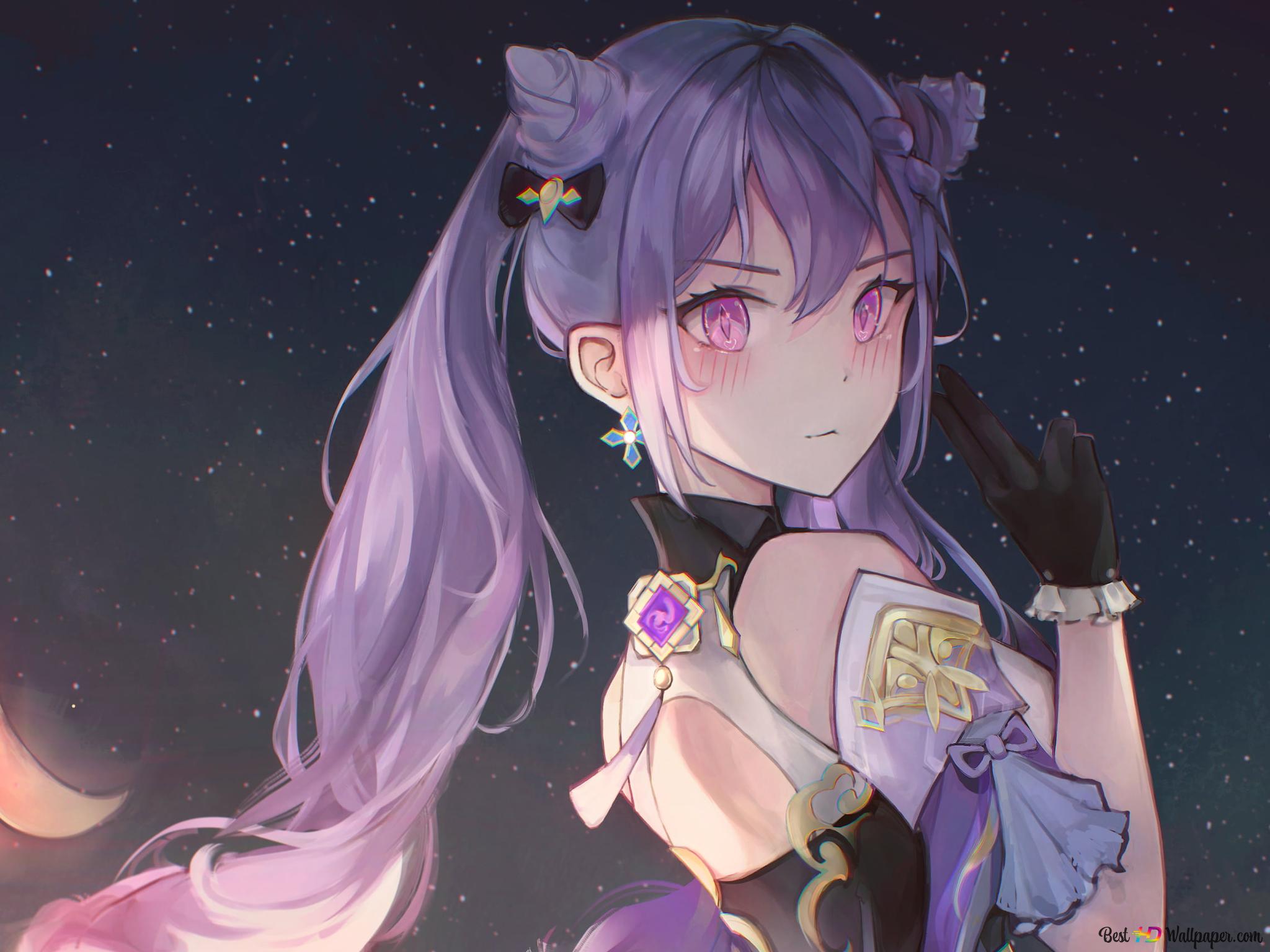 personagens lilás