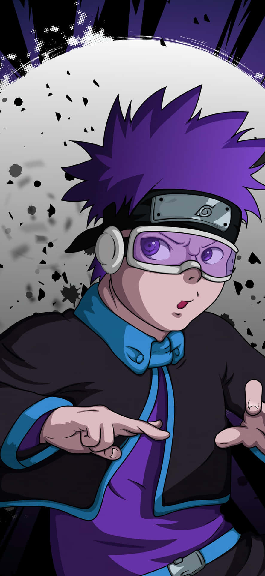 personagens cabelo colorido anime