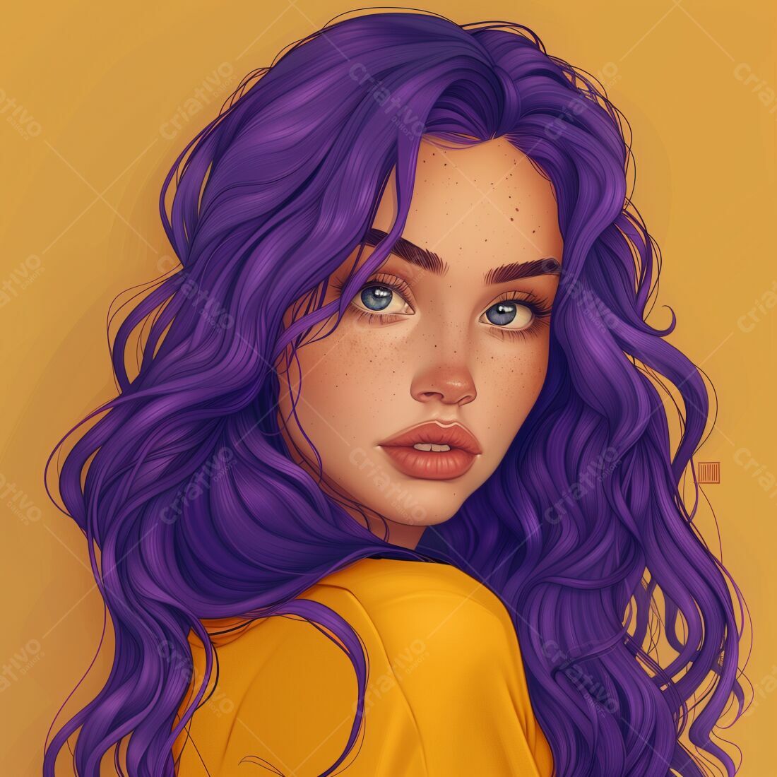 significado cabelo roxo personagens
