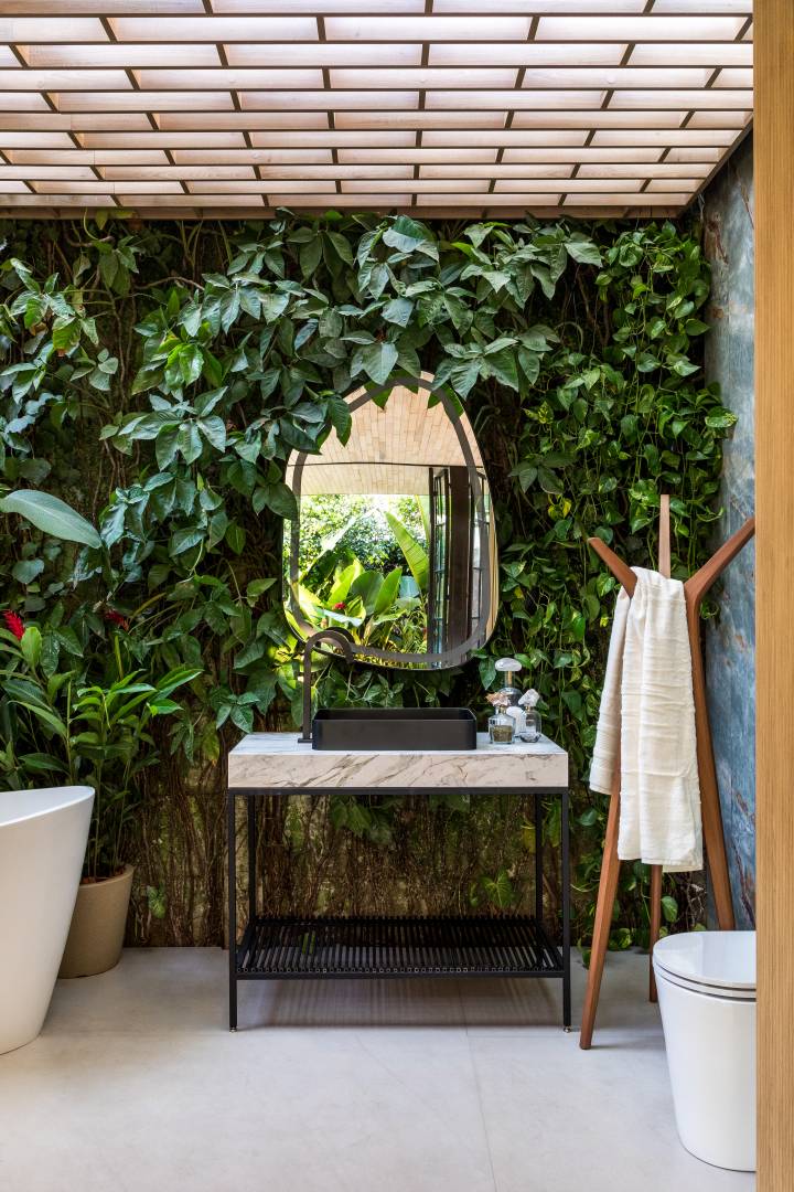 plantas para lavabo pequeno