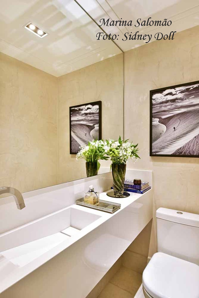 decoração banheiro com plantas