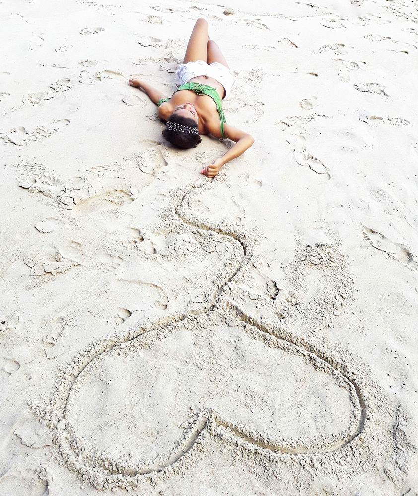 poses para instagram na praia