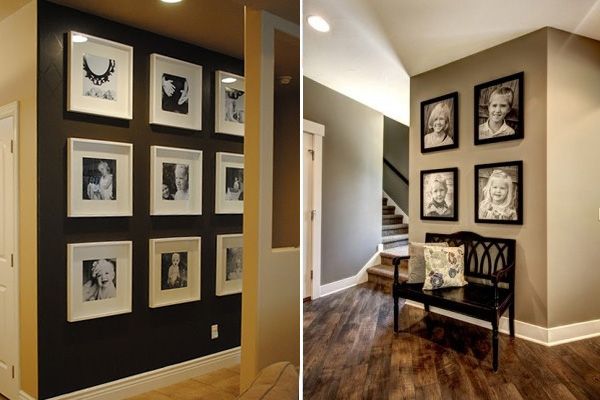 como decorar corredor com quadros