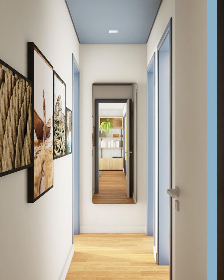 quadros decorativos para apartamento corredor