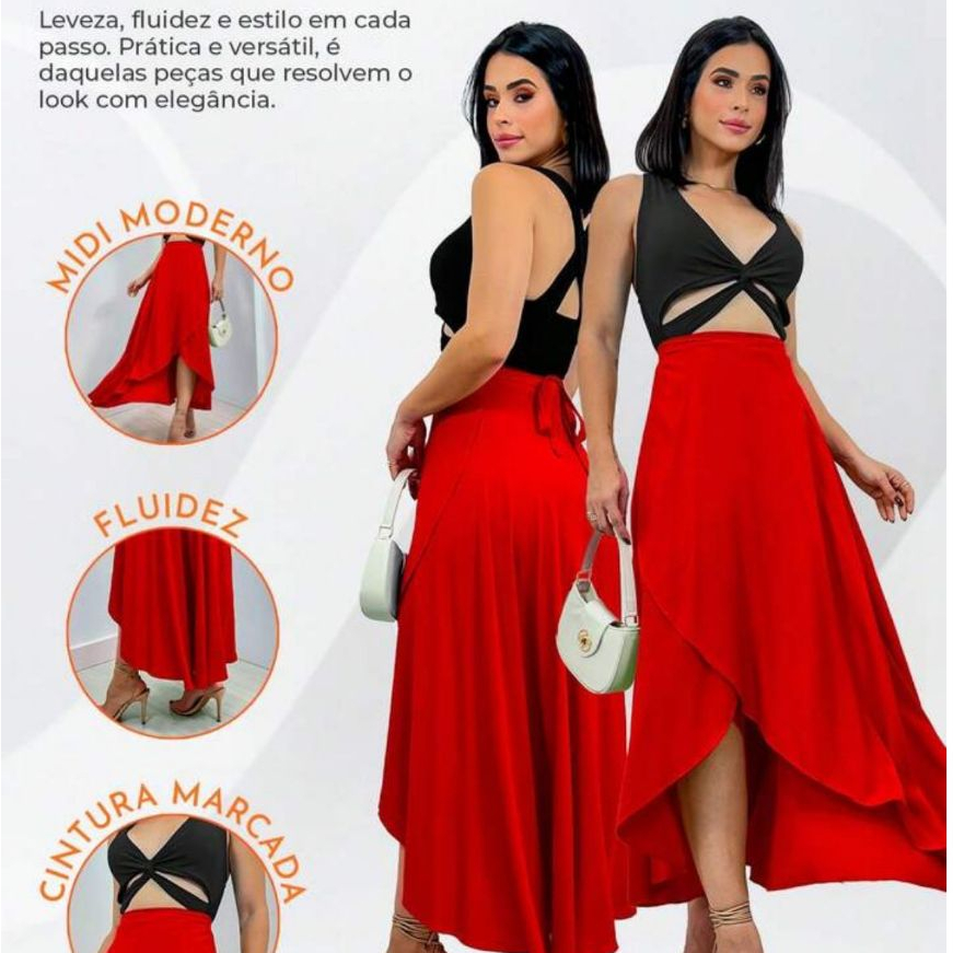 wrap skirt styling