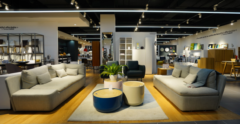 layout de showroom