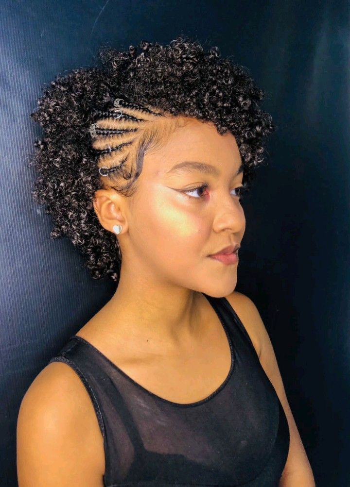 penteados com trança cabelo curto