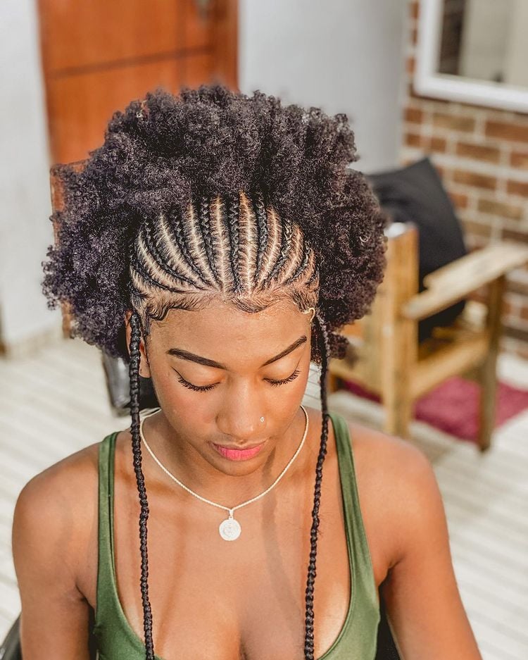 trança nagô cabelo curto passo a passo