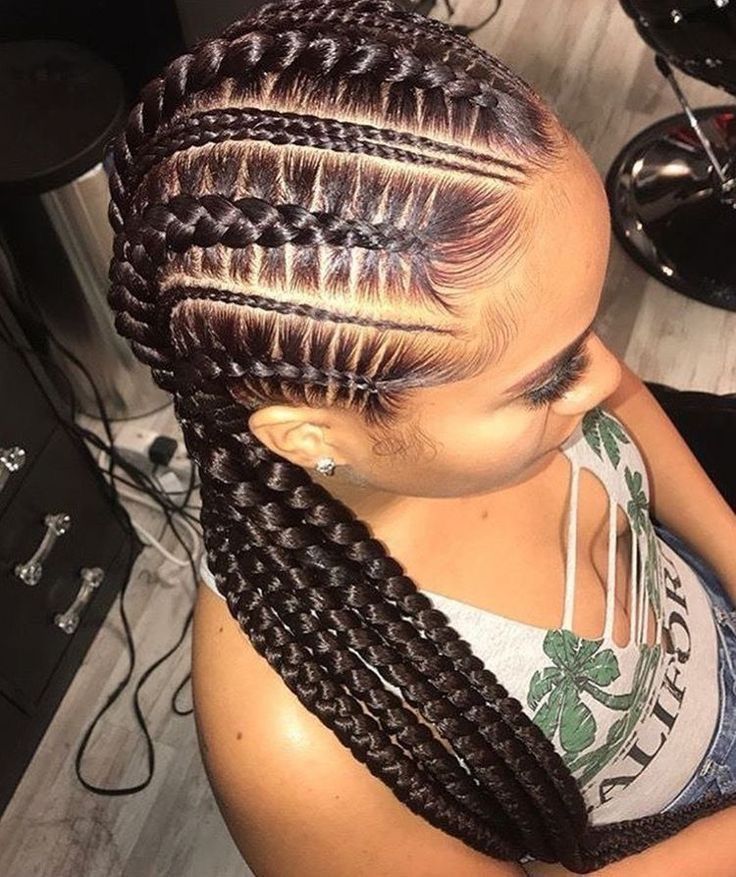 trança embutida cabelo curto