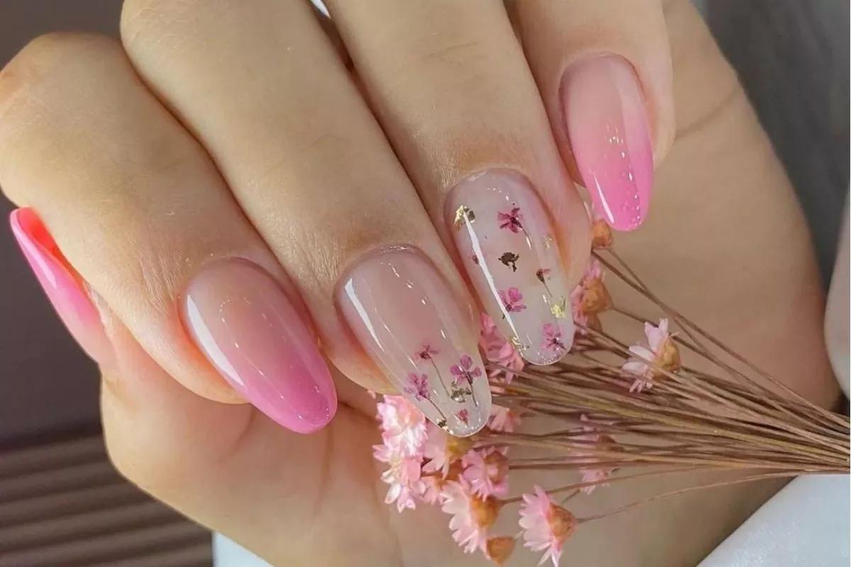 unha decorada delicada unhas compridas
