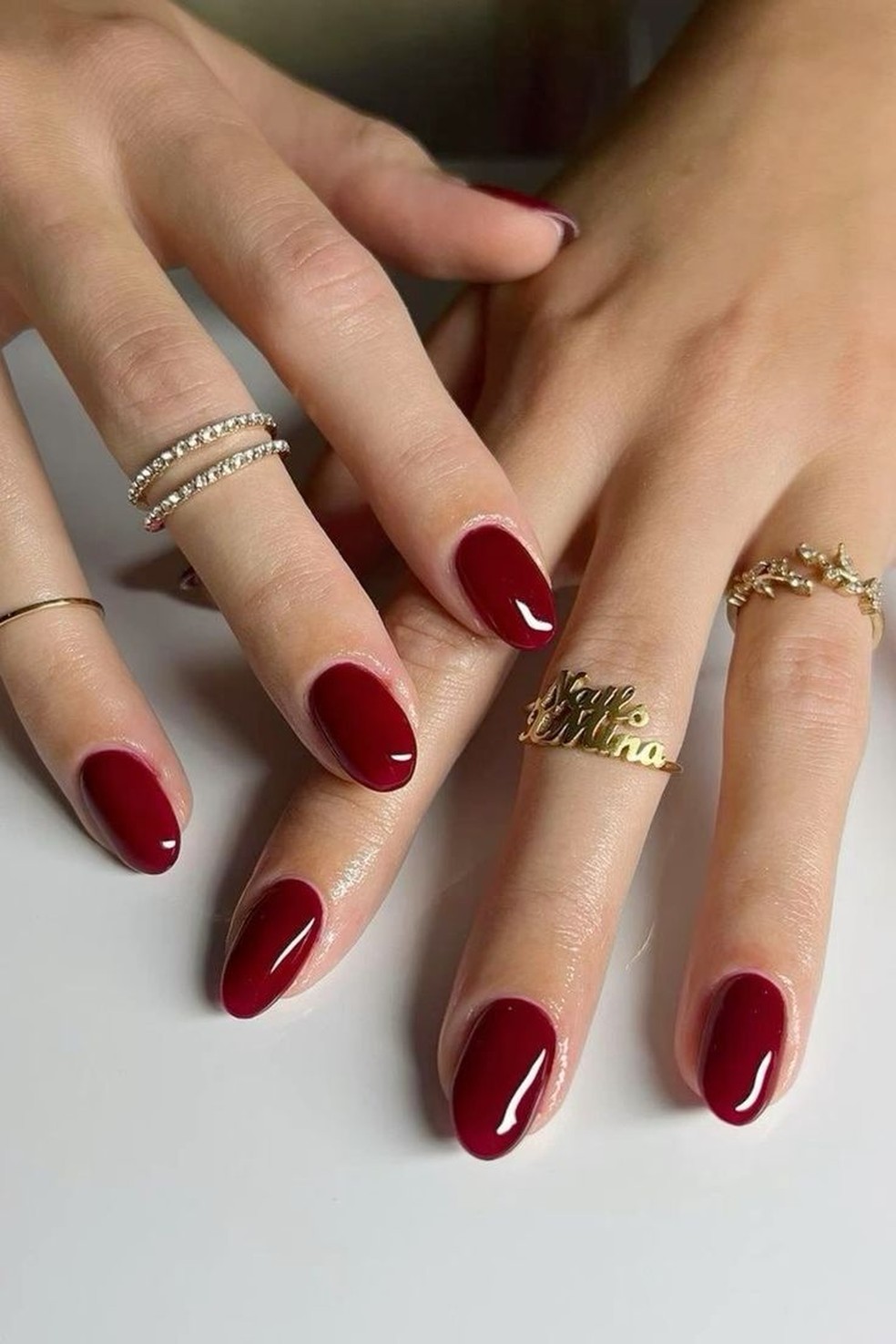 manutenção unhas almond curtas