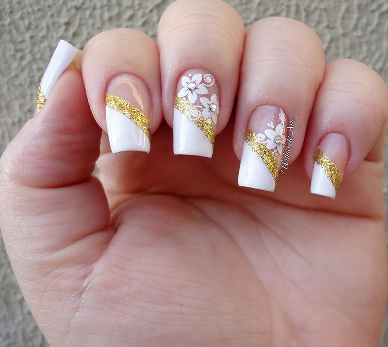 unhas de gel para noiva