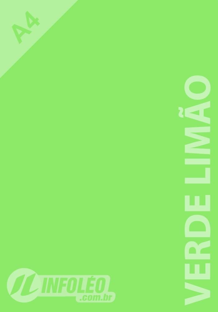 cor verde limão vibrante