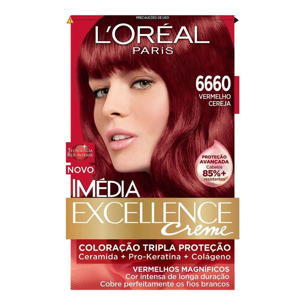 vermelho cereja cabelo