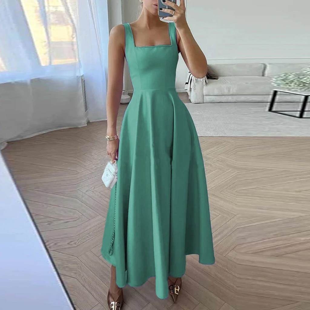 vestido de seda simples