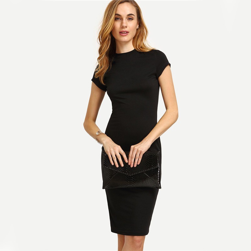 vestido midi sofisticado