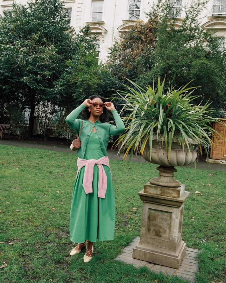 vestido midi elegante