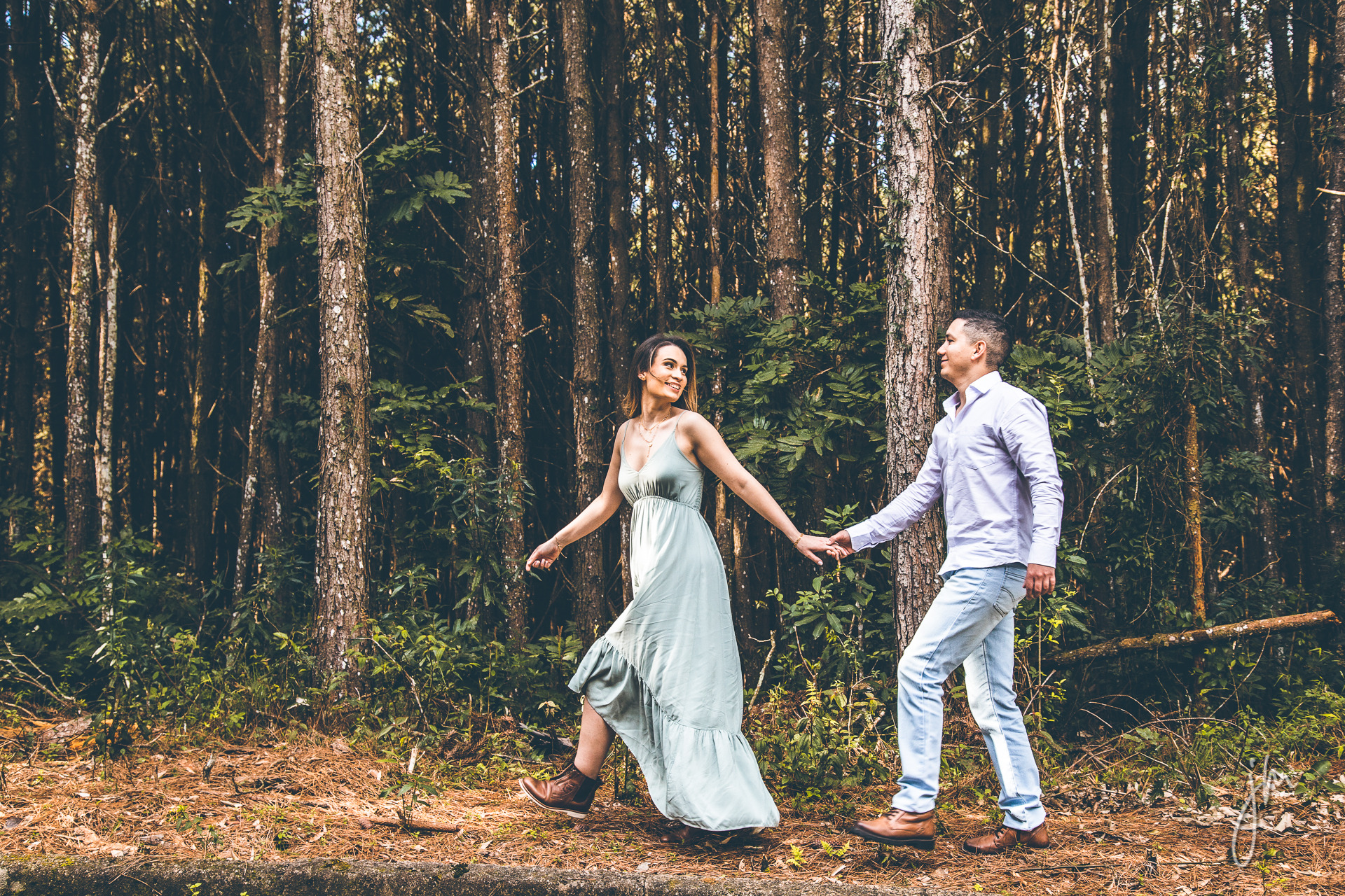 vestido campo pré-wedding